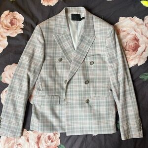 Mens Plaid Blazer